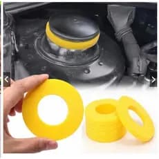 Almofada Silenciadora Carro 4/2/1PCS Arruela Amortecedora Choque Junta Amortecedores Borracha Redução Ruído Suspensão