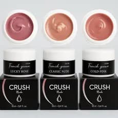 kit 3 Gel Crush Nails French Reverse Builder Gel Solid UV/Led - 18ml