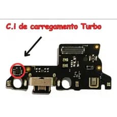 Conector Placa Dock de Carga Compatível Moto E13
