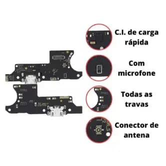 Conector Placa Dock de Carga Compatível G8 Power Lite