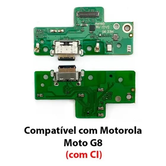 Conector Placa Dock De Carga Compatível Moto G8