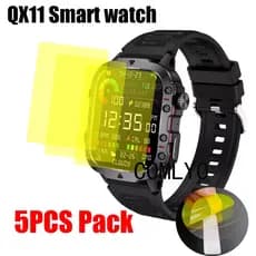 Para QX11 QX12 Relógio Inteligente Protetor De Tela SmartWatch Ultra Fino Capa HD TPU Filme