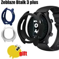 Para Zeblaze Btalk 3 Plus Caso De Smartwatch Relógio Inteligente Protetor Pára-Choques Macio Silicone Escudo Tela Casos