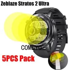 Para Zeblaze Stratos 2 3 Ultra/Btalk 3 Pro plus Smartwatch Relógio Inteligente Protetor De Tela Filme Macio Fino Capa HD