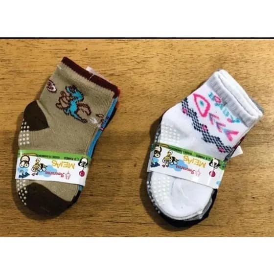 Meia infantil masc ou fem de 0 a 2 anos c/12 pares (