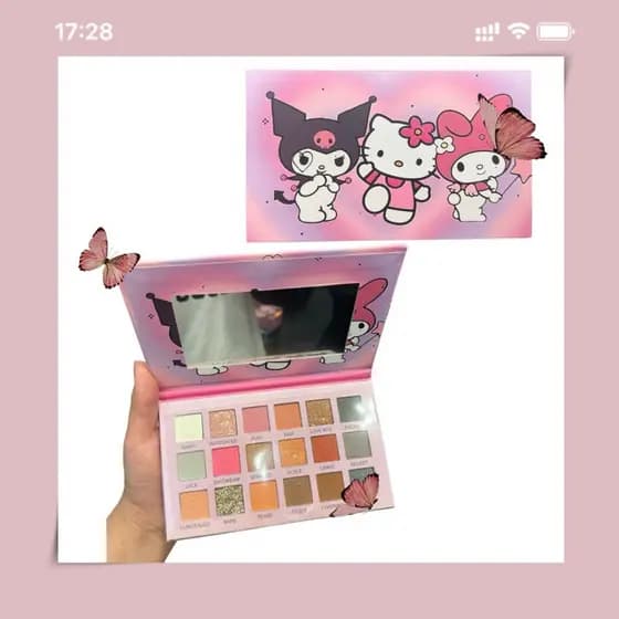 Paleta Maquiagem Amiguinhas Hello Kitty melody kuromi