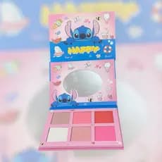 Paleta de 3 Blush e 3Iluminador Stitch 06 Cores Produtos de Maquiagem