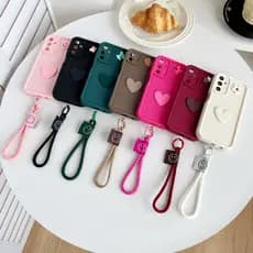 capinha com corrente / capinha com corrente de mão para Samsung A15 A14 A13 A16 A06