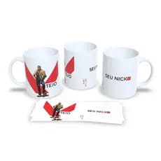 Caneca Valorant Tejo Nick Personalizado Branco Tejo