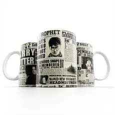 Caneca Harry Potter O Profeta Diário