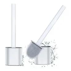 Escova De Silicone Vaso Sanitário Base Para Banheiro Privada