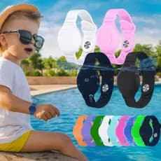 Pulseira para AirTag Prova D'Àgua Crianças Idosos Infantil Impermeável Silicone Ajustável Rastreador Gps