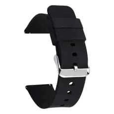 Pulseira Silicone 22mm Fecho Tradicional Compatível Relógio Smartwatch Amazfit Reposição Preto