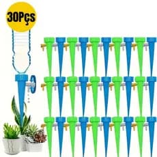 Kit Gotejador Irrigador Automático para Plantas Ajustável kit com 10, 20 ou 30 Unidades