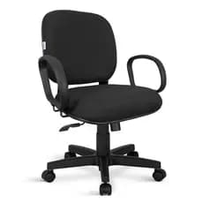 Cadeira Giratória Reforçada para Obeso de Escritorio Resistente com Regulagem de Altura Reclinavel Suporte 170 kg Tecido