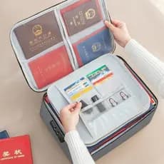 Bolsa Organizadora Para Documentos De Viagem Pequena Porta Documento