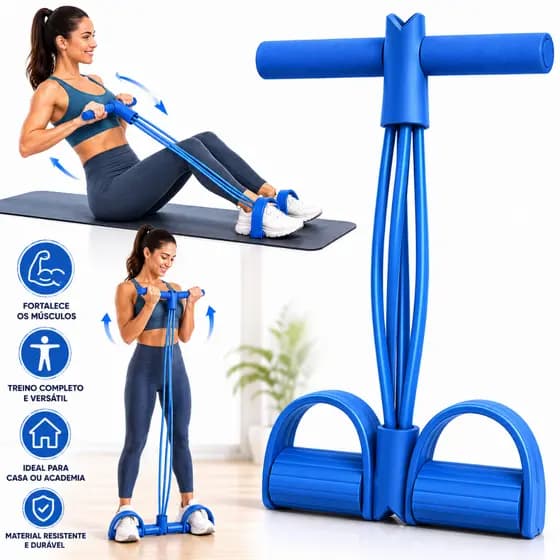 Faixa Elástico Extensor Para Exercícios Físicos Profissional Treino Pull Reducer Academia em Casa