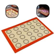 Tapete de Silícone Para Confeitaria Culinário Antiaderrente Forno 40x30cm