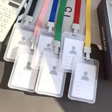 Porta Crachá Com Cordão Retrátil Cartão Saúde
