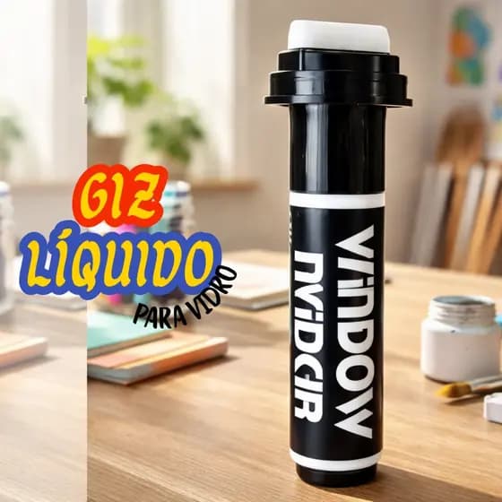 Caneta Marcador Para Vidro De Carro Vitrine Cores Marcantes Para Vitrine de Loja Giz Liquido Tinta Removivel