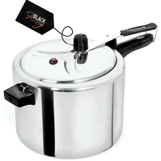 Panela de Pressão Até 7L,  em Alumínio Polido Premium - Promoção 3 Litros / 4,5 Litros / 7Litros / 10 Litros