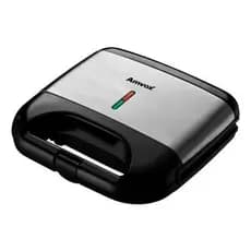 Sanduicheira E Grill Elétrico Duplo Antiaderente Inox Preto Toast Prensa Hamburgueira Grill De Bancada Portátil Rapido