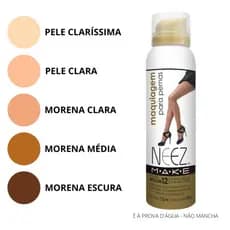 Esconde Celulite Estrias E Cicatriz Spray Maquiagem Para Pernas A Prova D'agua Neez