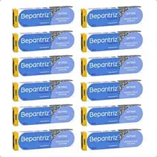 Kit 12 Pomada Bepantriz Cicatrização Tattoo Creme Assaduras E Hidratação da Pele 20g