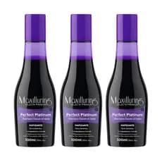 Kit 3 Un Shampoo Desamarelador Ametista S/ Amonia Perfect Platinum 300mL Maxilluring