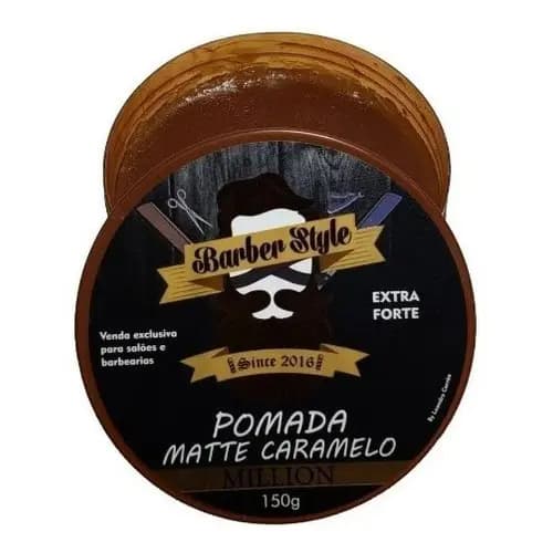 Pomada Matte Caramelo Barber Style Kit 3 com unidades