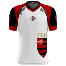 camisa futebol rubro esportiva dry fit camiseta masculina times urubu leve negro treino uv caminhada
