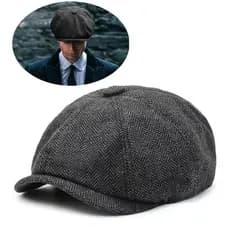 Gorro Boina Boné Chapéu Peaky Blinders Gatsby Inglesa Thomas Shelby Masculino