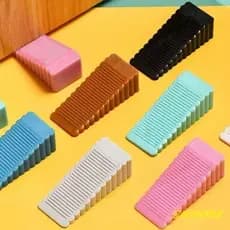 Kit com 6 Trava Portas Batente Universal de Borracha