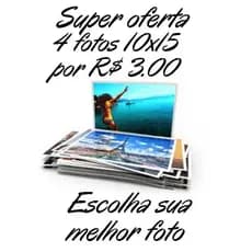 Dia das Mães Revele 4 Fotos 10x15 por apenas R3.00