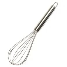 Bate Clara Fouet de Inox 26cm Batedor Inox Confeitaria