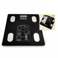 Balança Digital de Bioimpedância 140kg Bluetooth Premium em Vidro – Original Line SL0382