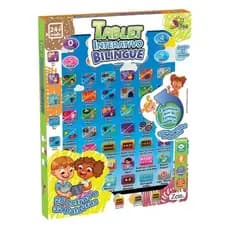 Tablet Educativo Infantil 54 Funções Inglês/Português 20cm x 30cm - ArtBrink
