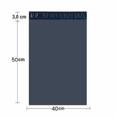 Saco Plastico Embalagem  Plastico Cinza  40x50 40 X 50 250un