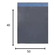 Saco Cinza Correio Envelope Plastico Ecoseg Cinza 40x50 100