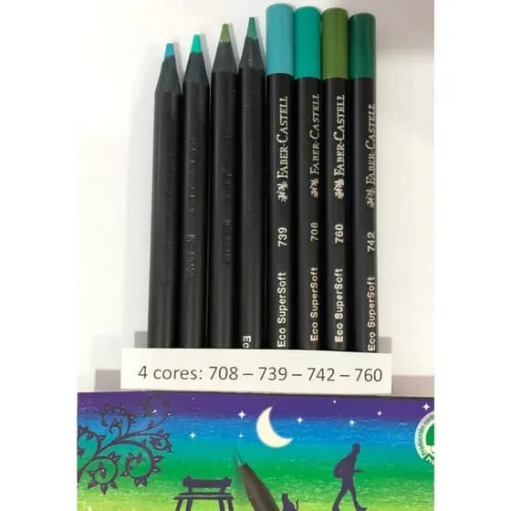 Kit com Lápis super soft Faber Castell