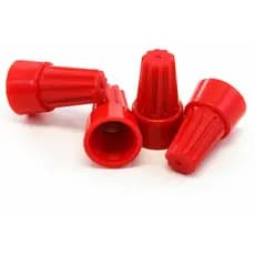 100 Conectores De Torção Vermelhos Emenda Para Fios Cabos - Até 16mm² P6H