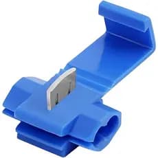100pçs Conector Derivação Emenda Cabos Fios Azul 1,5 A 2,5mm