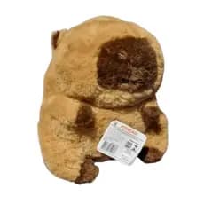MOCHILA CAPIVARA DE PELÚCIA PEQUENA- Estilo Capivara com Zíper