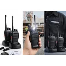 Rádio Comunicador Baofeng BF-777S Profissional 5W UHF 16 Canais Alcance Até 6km + Kit com 2 Unidades