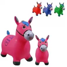Cavalinho Upa Upa Grande Pula Pula Borracha rosa