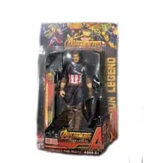 Boneco de vingadores acende luz avenger 15cm