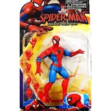 Homem Aranha Articulado Led Diversos Acessórios Troca De Mão Spider Man