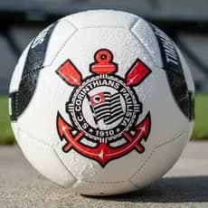 Bola de Futebol Corinthians Tamanho 5 - Couro Sintético com Design Exclusivo e Durabilidade