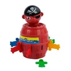 Jogo Pula Barril Do Pirata Grande Brinquedo Infantil 16cm
