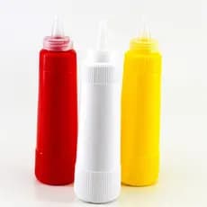 6 Bisnaga para Molho Tempero Ketchup Mostarda Maionese Restaurante Lanchonete 400ml